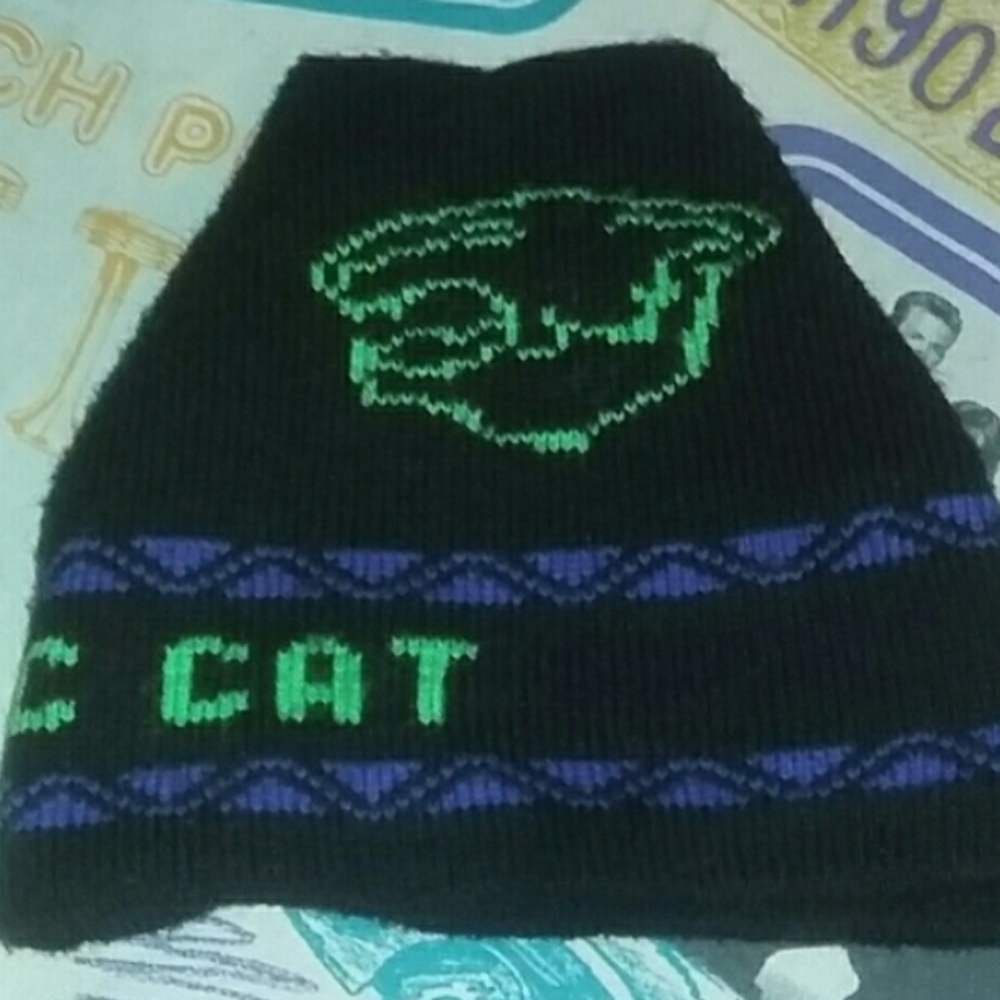 80s Arctic Cat Vintage Winter Beanie Hat Cap View 2